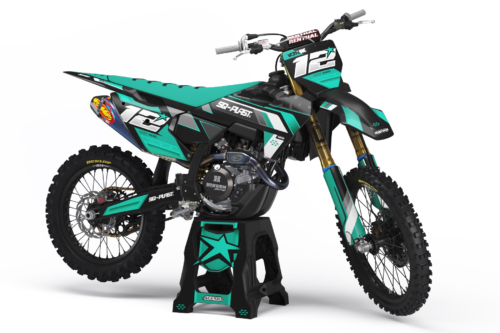 Veneer Husqvarna semi-custom motocross graphics kit