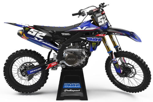 Ominous Yamaha motocross graphics kit