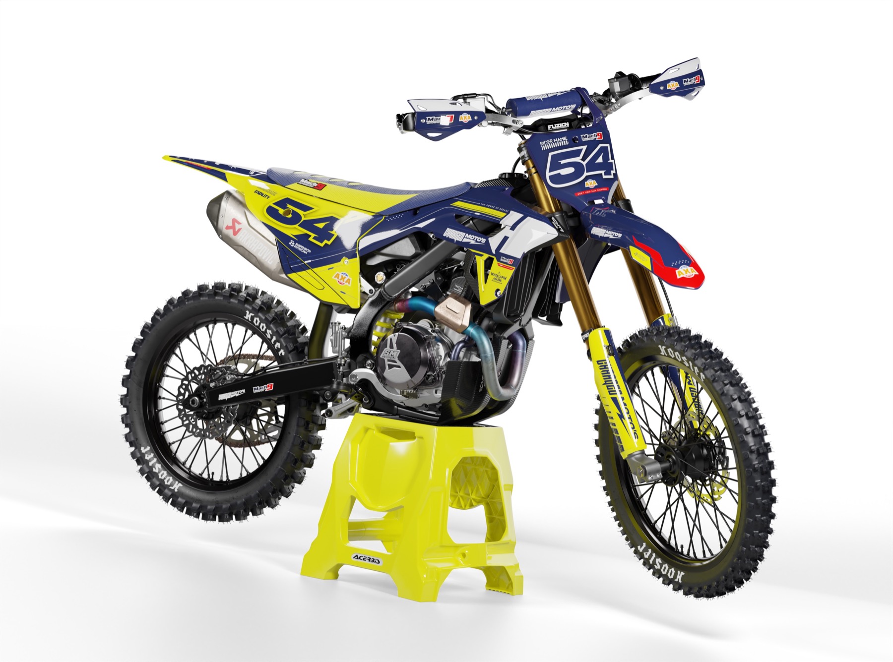 Crude semi-custom Honda graphics kit