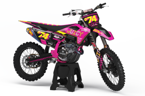 Juicy Husqvarna semi-custom motocross graphics kit