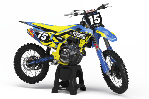 Perished Husqvarna semi-custom motocross graphics kit