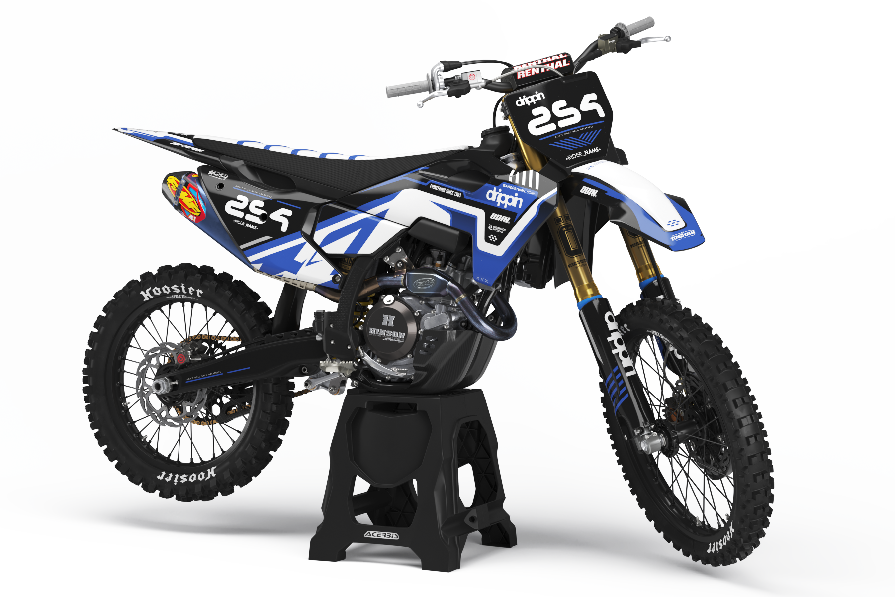 Weyland Husqvarna semi-custom motocross graphics kit