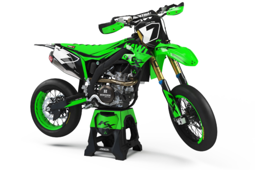 Kawasaki Flow semi-custom motocross graphics kit