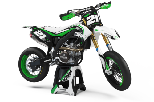 Kawasaki Katana semi-custom motocross graphics kit