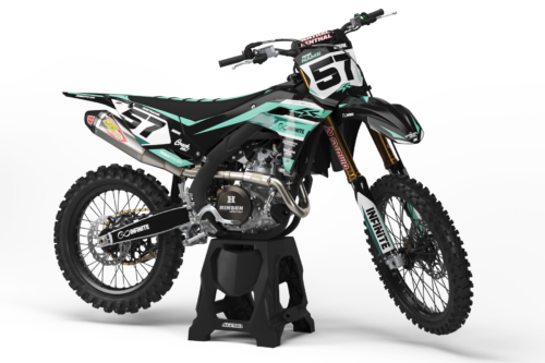 Kawasaki Rapid semi-custom motocross graphics kit