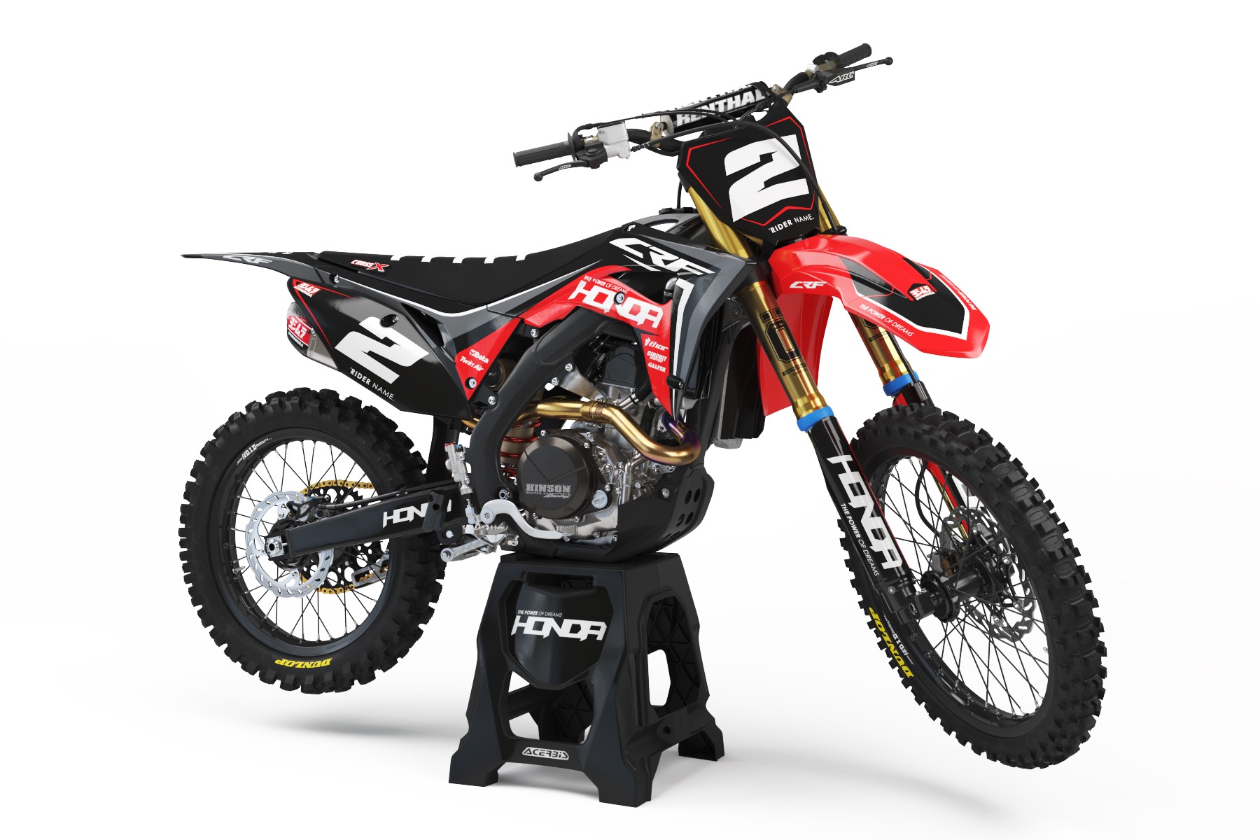 Lightning semi-custom Honda graphics kit