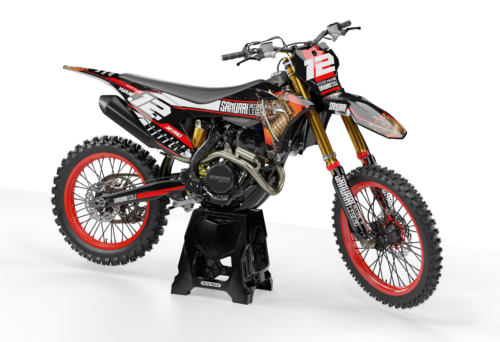 Samurai GASGAS semi-custom motocross graphics kit