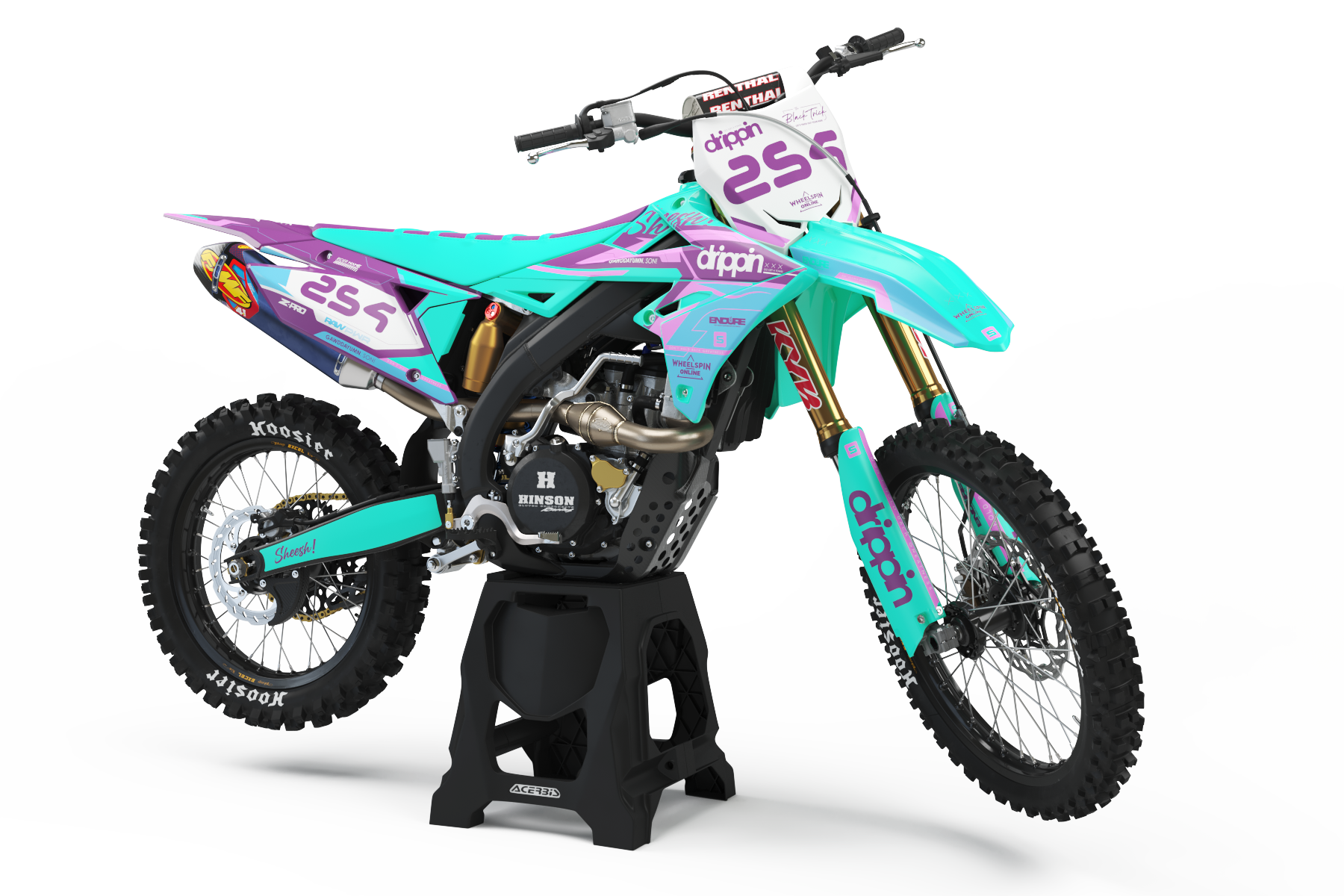 Suzuki Drippin semi-custom motocross graphics kit