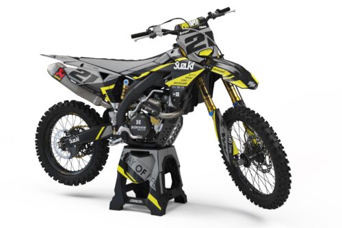 Suzuki Enigma semi-custom motocross graphics kit