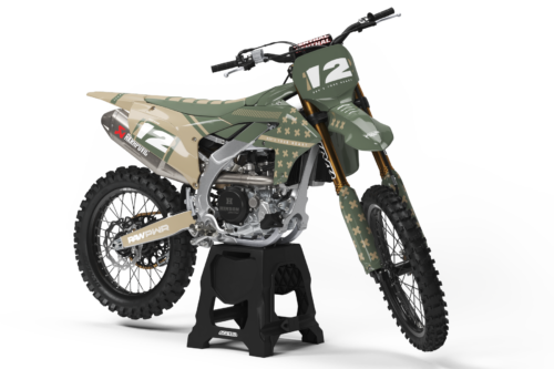 Barren Yamaha motocross graphics kit