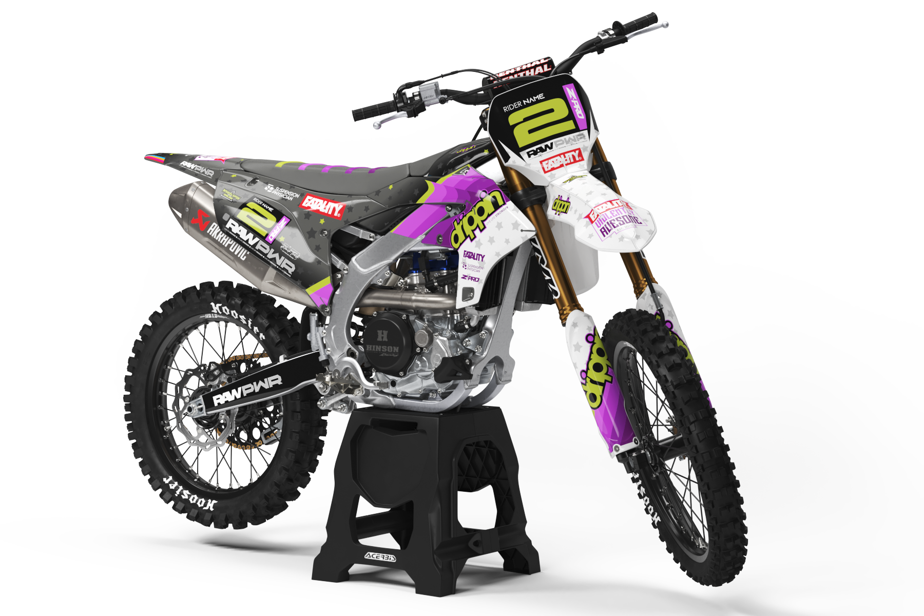 Stargazer Yamaha motocross graphics kit