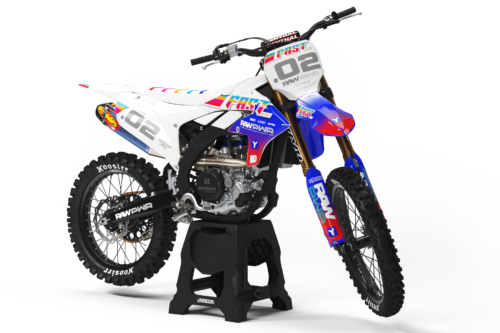 Sunshine Yamaha motocross graphics kit