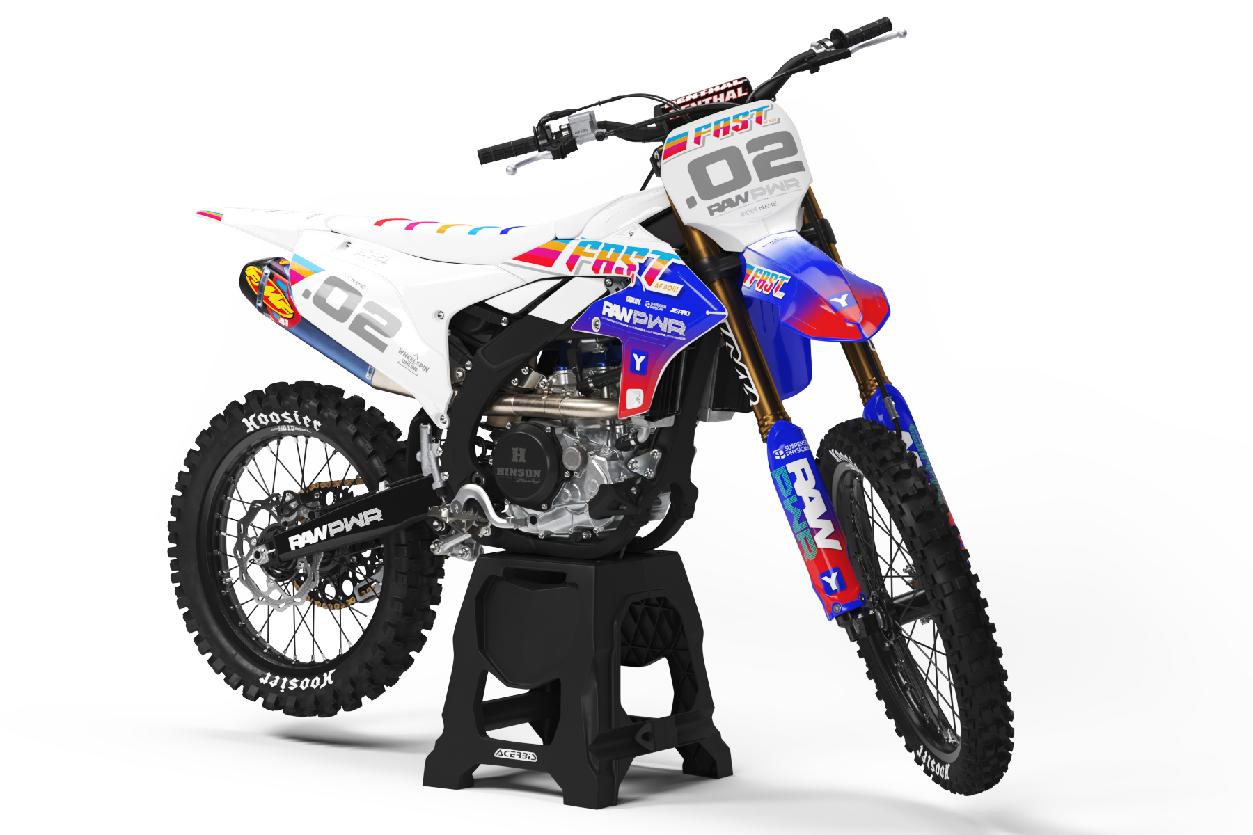 Sunshine Yamaha motocross graphics kit