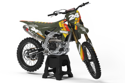 TRD Yamaha motocross graphics kit