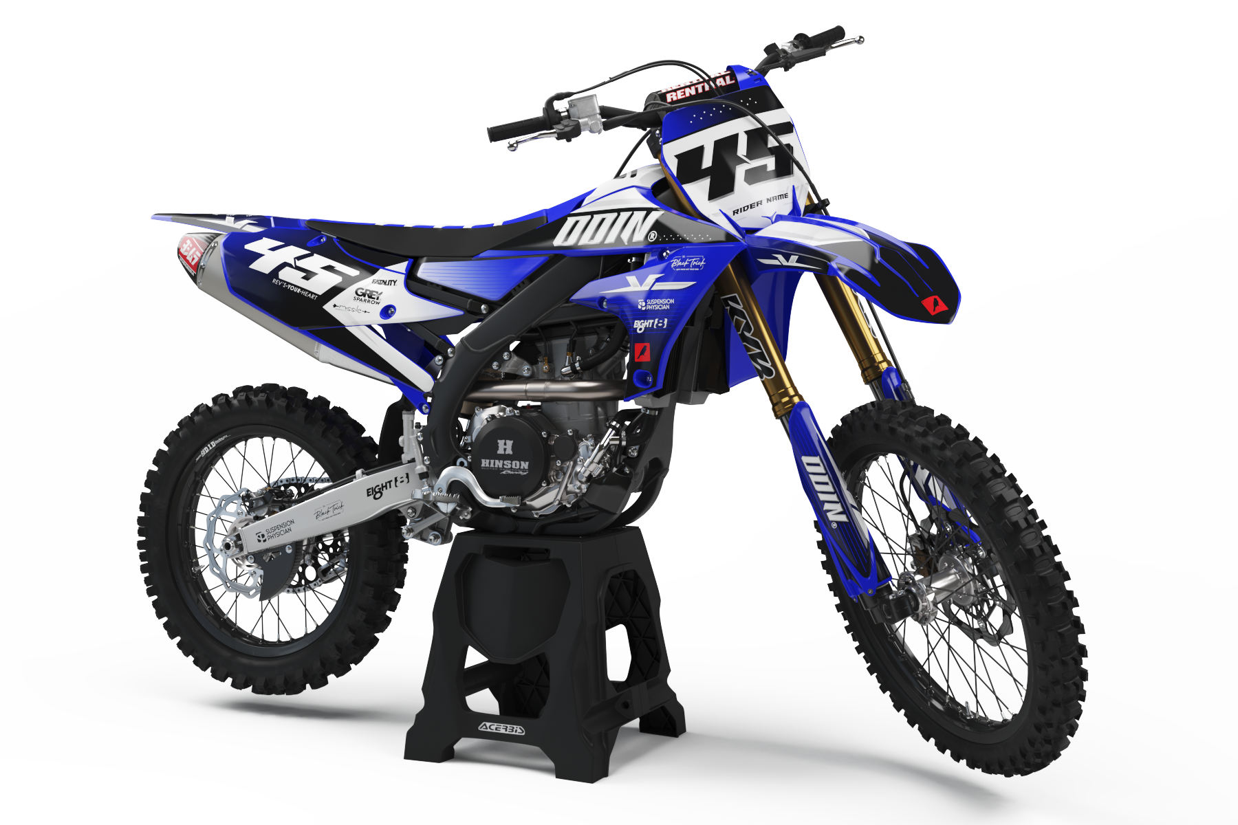 Touge Yamaha motocross graphics kit