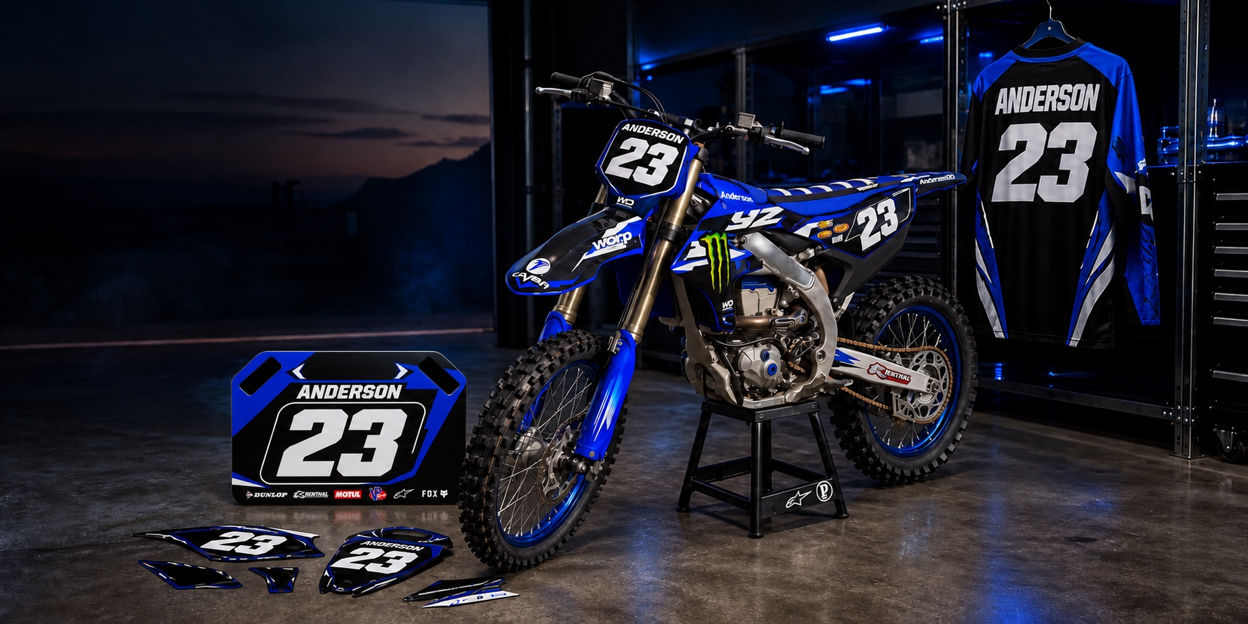 Custom Number Plate Backgrounds