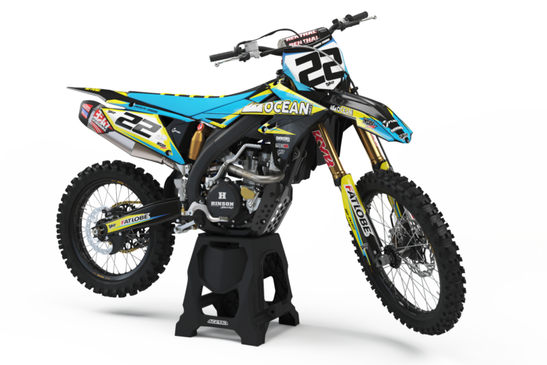 Suzuki Scrubbed semi-custom motocross graphics kit