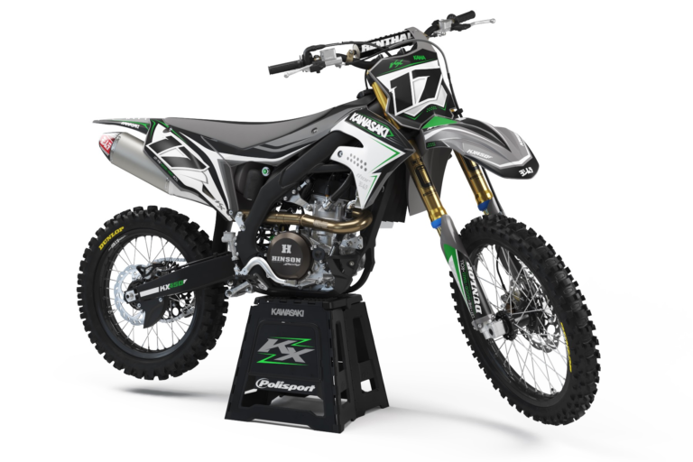 Kawasaki Stellar semi-custom motocross graphics kit
