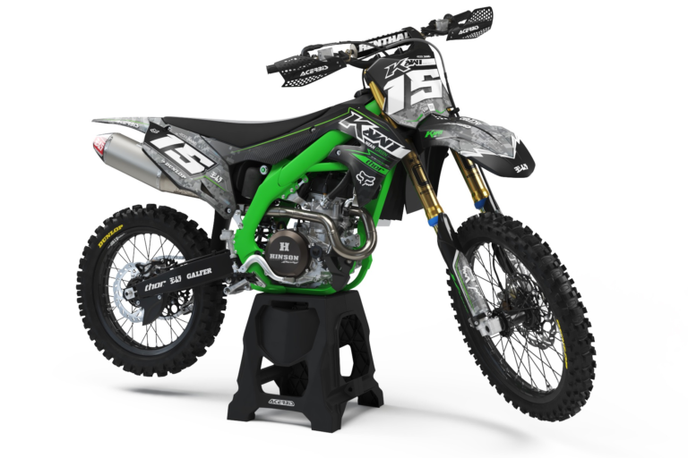 Kawasaki Cyberware semi-custom motocross graphics kit