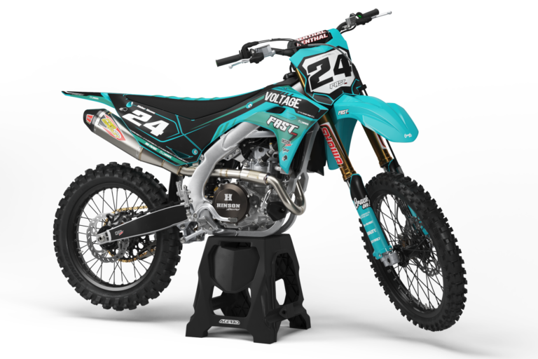 Kawasaki Voltage semi-custom motocross graphics kit