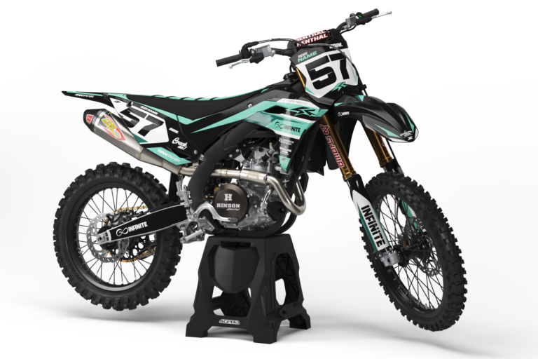 Kawasaki Rapid semi-custom motocross graphics kit