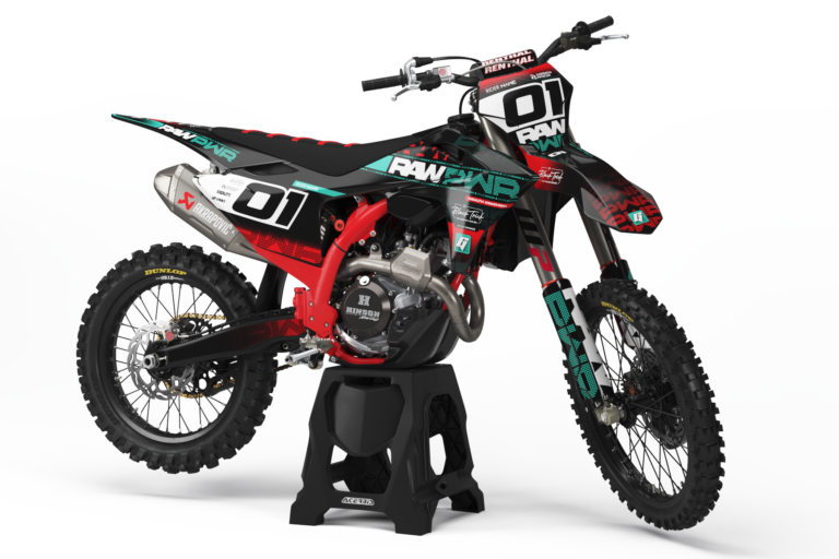 Raw PWR GASGAS semi-custom motocross graphics kit