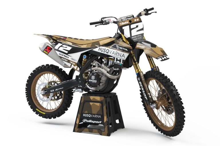 Shades Husqvarna semi-custom motocross graphics kit