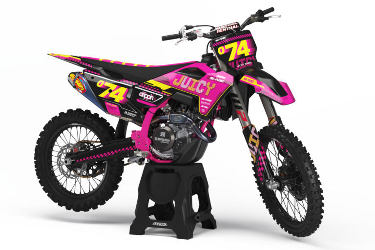 Juicy Husqvarna semi-custom motocross graphics kit