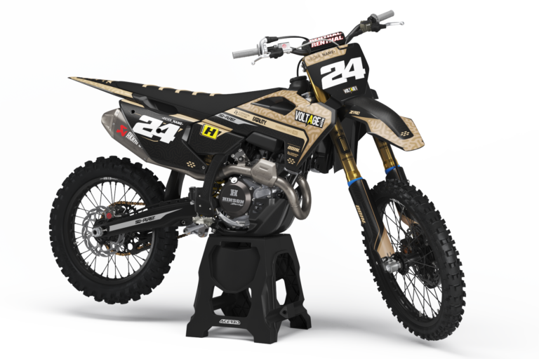Squiggle Husqvarna semi-custom motocross graphics kit