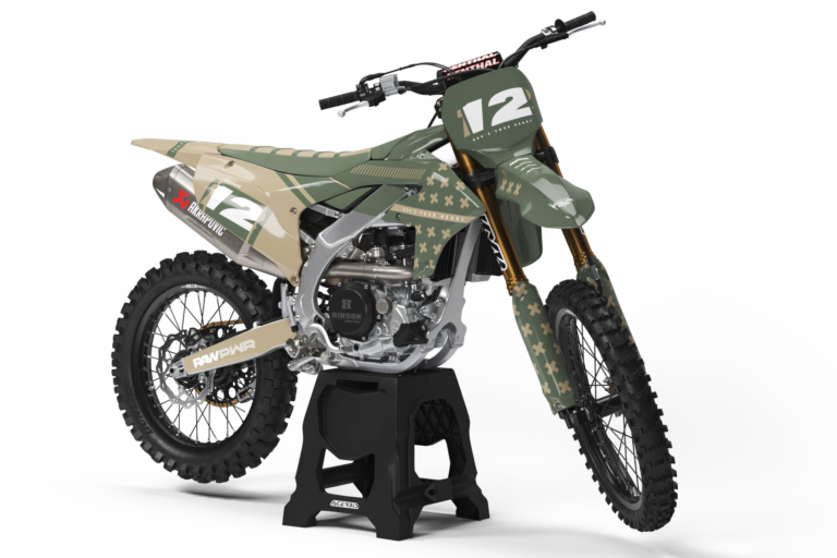 Barren Yamaha motocross graphics kit