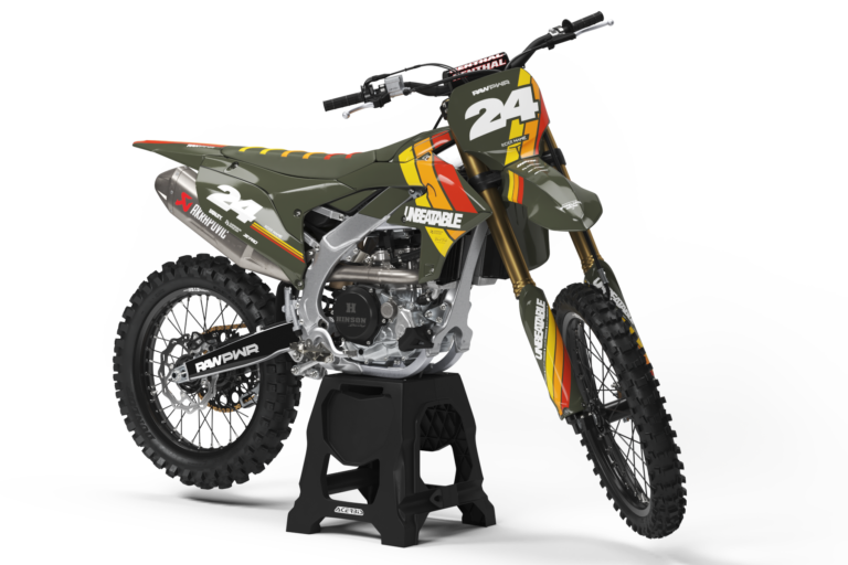 TRD Yamaha motocross graphics kit