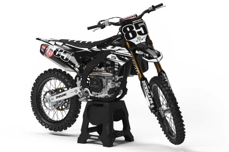 Reversed Yamaha motocross graphics kit