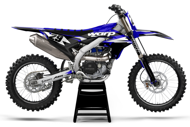 Starwarps semi-custom graphics kit on Yamaha YZ450F 2026
